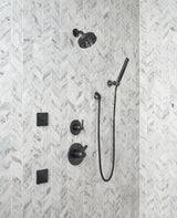 Delta Trinsic 0.5-in Matte Black Universal Bathtub/Shower Diverter Trim, 2.5-in Length