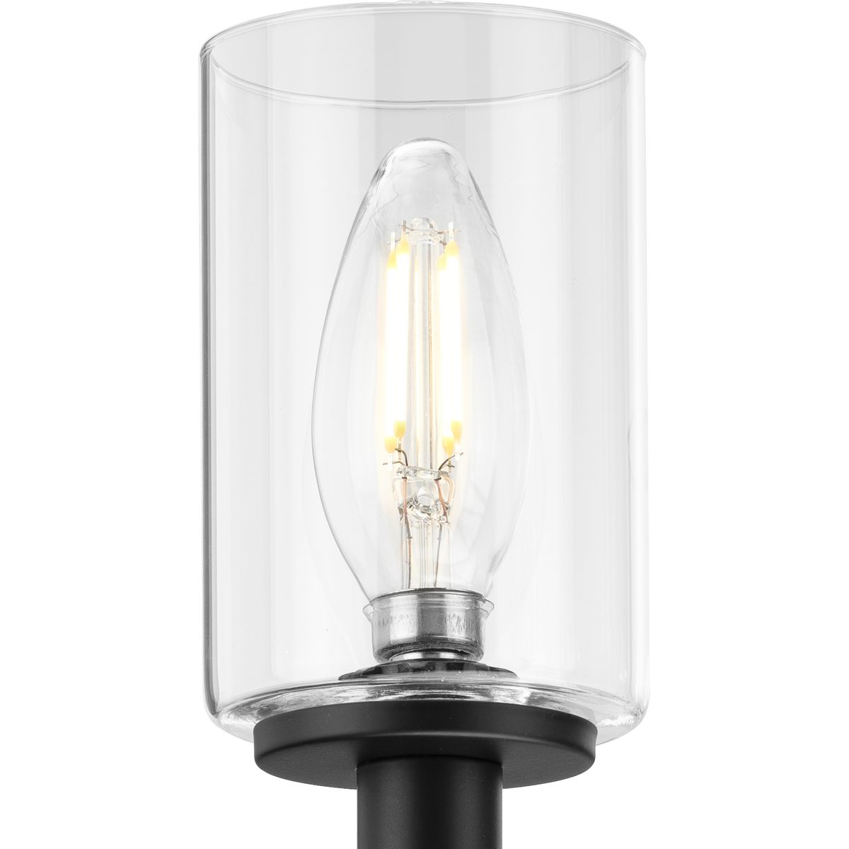 Progress Lighting Roxobel 5-Light Matte Black Modern/Contemporary Chandelier