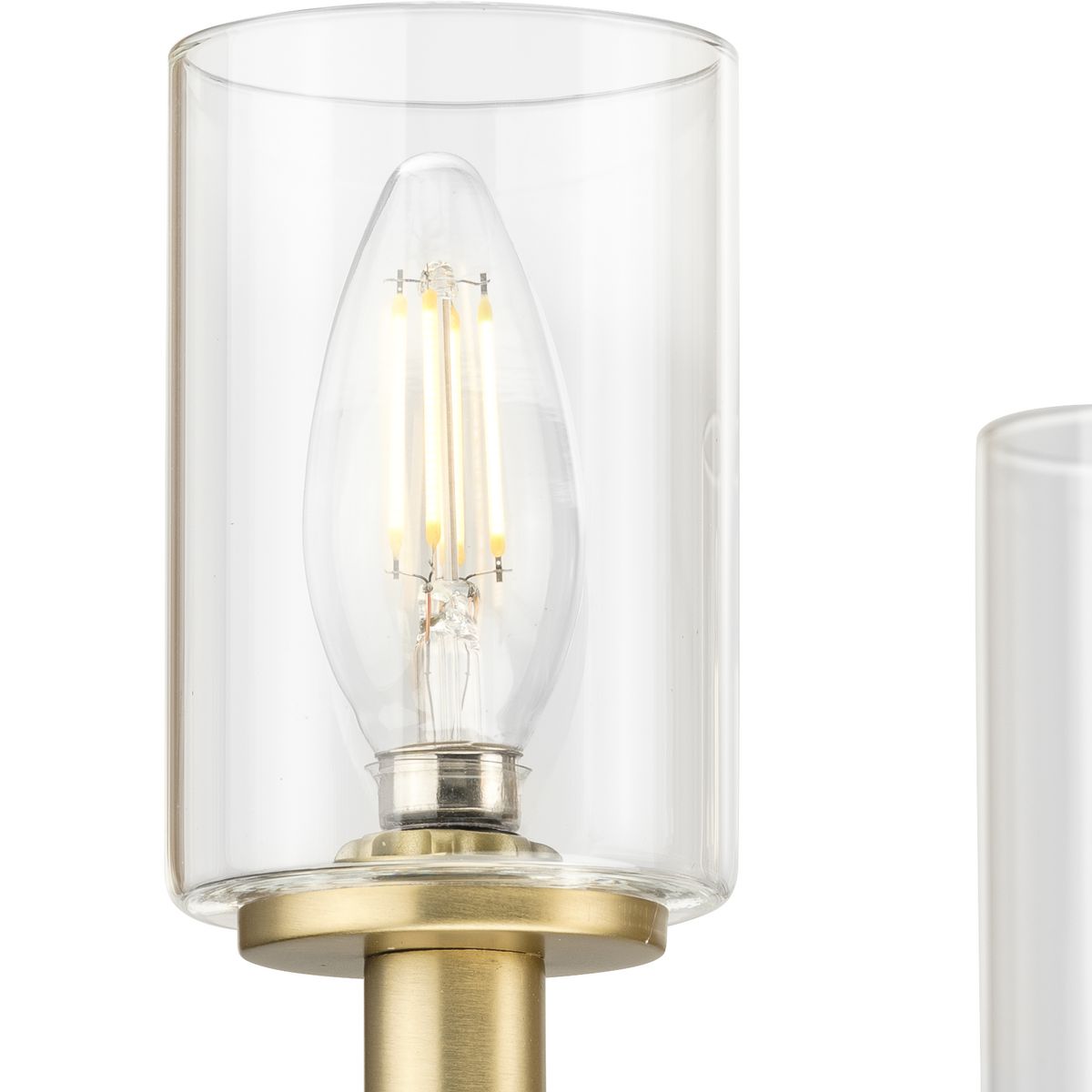 Progress Lighting Roxobel 5-Light Brushed Gold Modern/Contemporary Chandelier