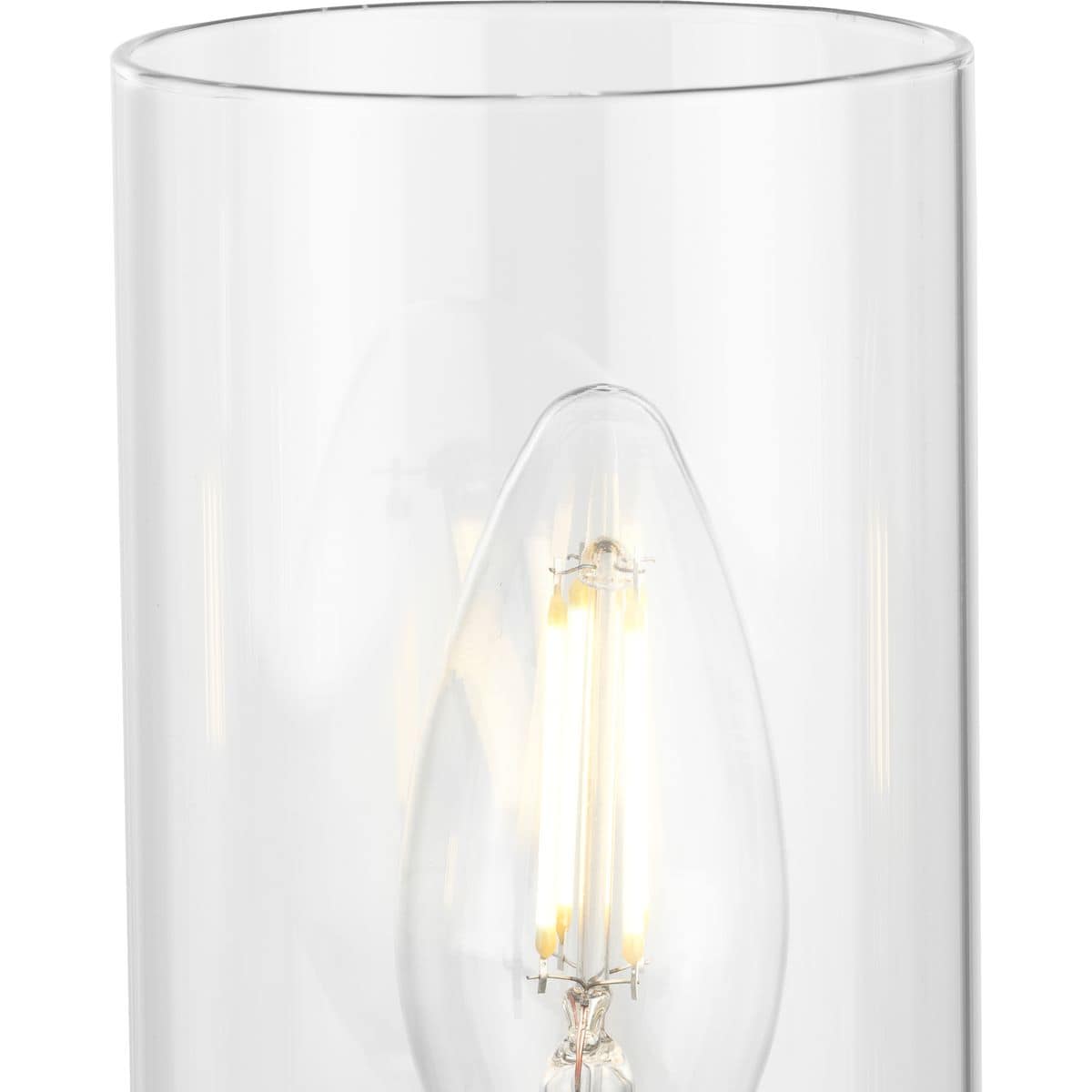 Progress Lighting Glennaire 6-Light Brushed Nickel Modern/Contemporary Clear Glass Linear Large Hanging Kitchen Island Light