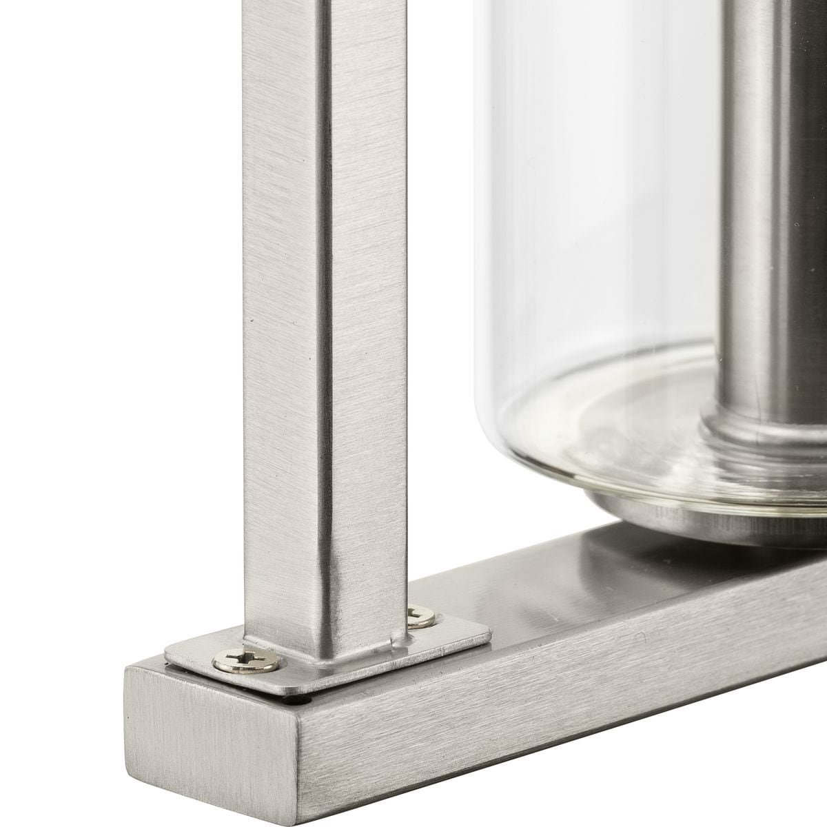 Progress Lighting Glennaire 6-Light Brushed Nickel Modern/Contemporary Clear Glass Linear Large Hanging Kitchen Island Light