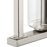 Progress Lighting Glennaire 6-Light Brushed Nickel Modern/Contemporary Clear Glass Linear Large Hanging Kitchen Island Light