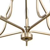 Progress Lighting Myerly 5-Light Bronze Modern/Contemporary Chandelier