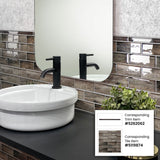 Apollo Tile 10-Pack Brown 1/2-in x 12-in Glass Pencil Tile (0.5-sq. ft/ Carton)