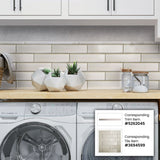 Apollo Tile 10-Pack Beige 1/2-in x 12-in Glass Pencil Tile (0.5-sq. ft/ Carton)