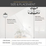 Kichler Birk 5-Light Brushed Nickel Farmhouse Chandelier