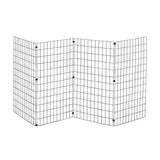 Yardgard Select 4-ft H x 8-ft W Black Steel Welded Wire Yard Fence Panel