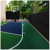 BOEN 5-ft H x 50-ft W Black Polyethelene Chain Link Fence Screen