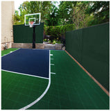 BOEN 4-ft H x 50-ft W Green Polyethelene Chain Link Fence Screen