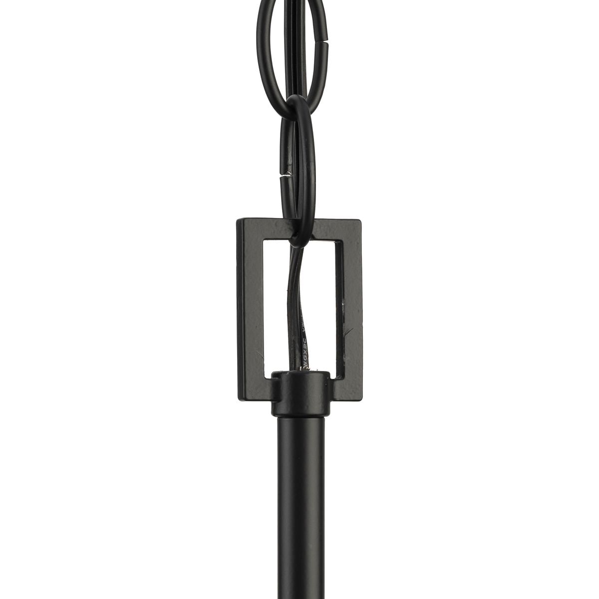 Progress Lighting Rexington 5-Light Matte Black Modern/Contemporary Chandelier