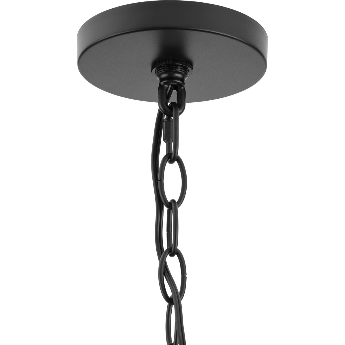 Progress Lighting Rexington 5-Light Matte Black Modern/Contemporary Chandelier