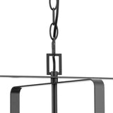 Progress Lighting McColl 4-Light Matte Black Transitional Chandelier