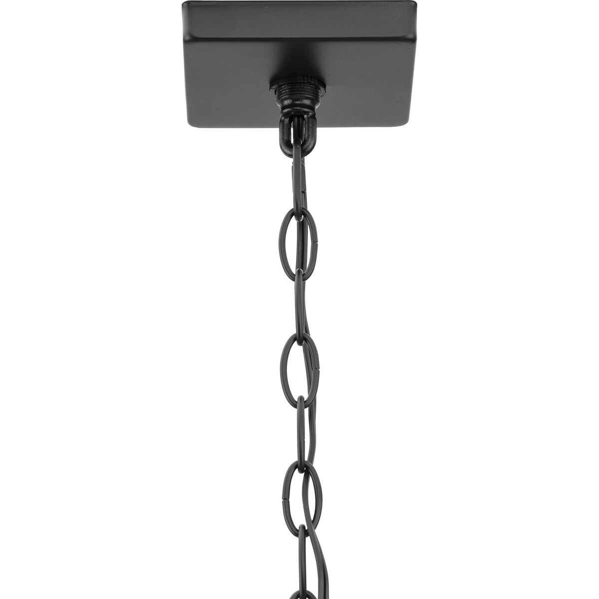 Progress Lighting McColl 4-Light Matte Black Transitional Chandelier