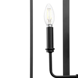 Progress Lighting McColl 4-Light Matte Black Transitional Chandelier