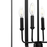 Progress Lighting McColl 4-Light Matte Black Transitional Chandelier