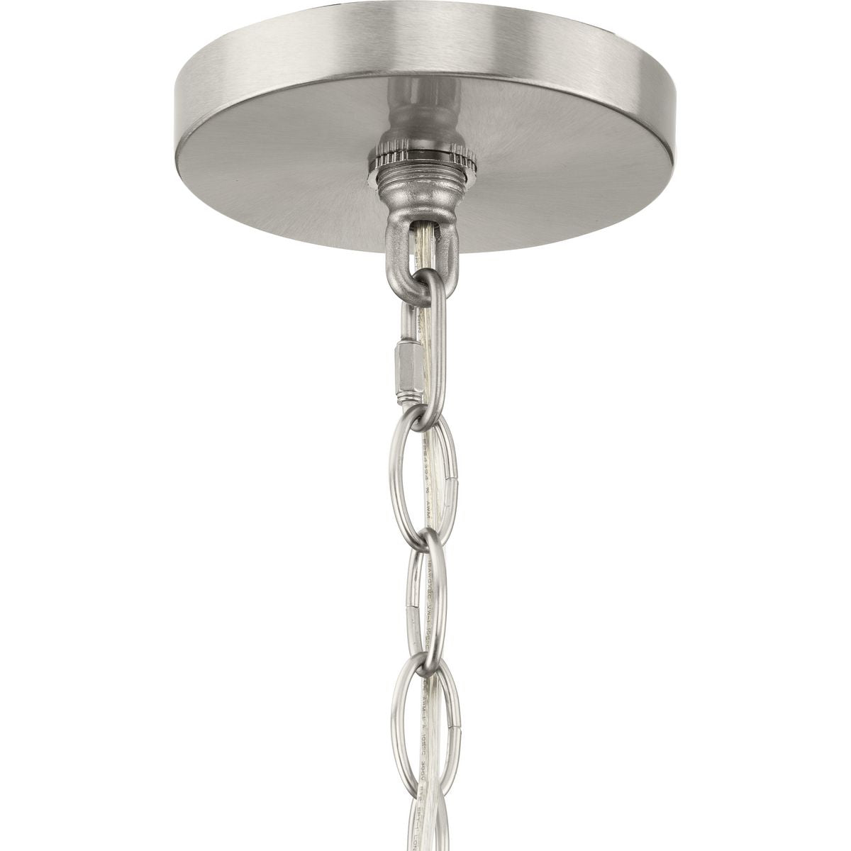 Progress Lighting Glennaire 4-Light Brushed Nickel Modern/Contemporary Chandelier