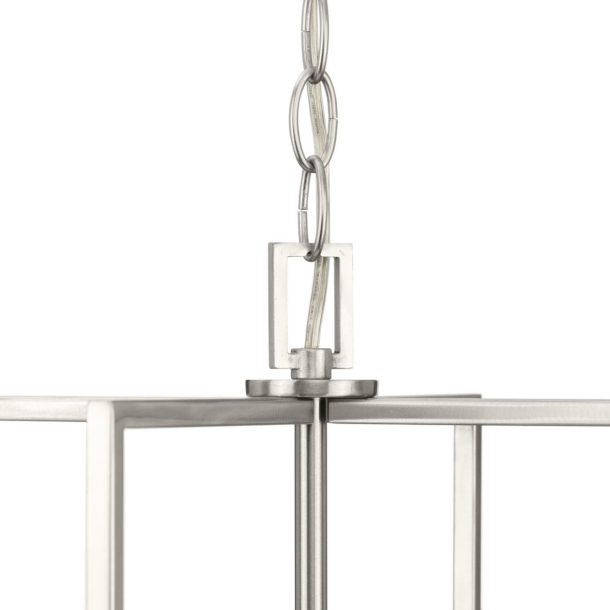 Progress Lighting Glennaire 4-Light Brushed Nickel Modern/Contemporary Chandelier