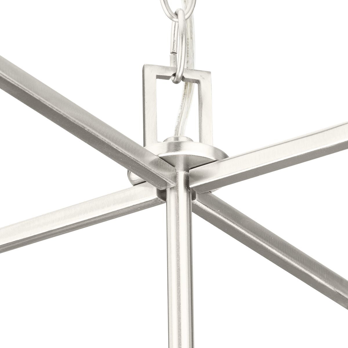 Progress Lighting Glennaire 4-Light Brushed Nickel Modern/Contemporary Chandelier