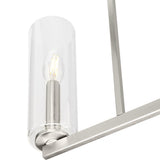 Progress Lighting Glennaire 4-Light Brushed Nickel Modern/Contemporary Chandelier