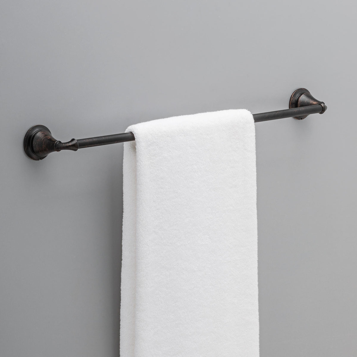 Delta Linden 24-in Venetian Bronze Wall Mount Single Towel Bar