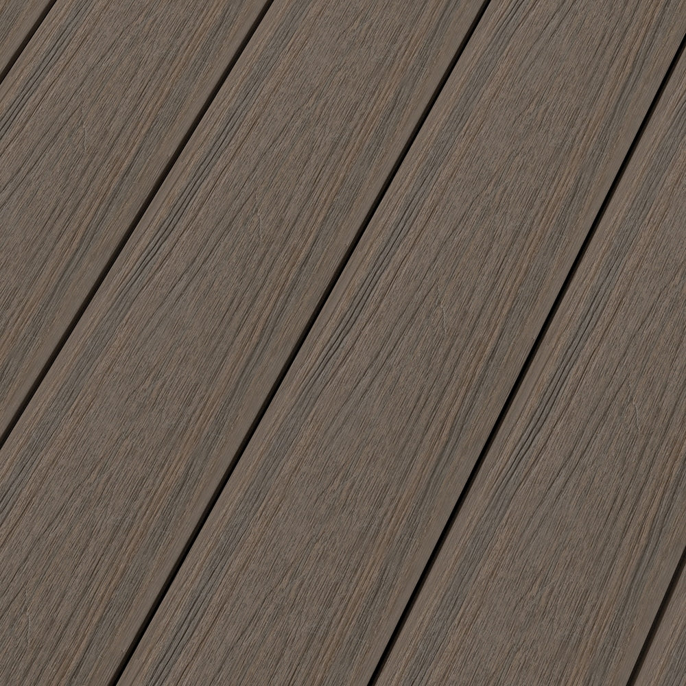 NewTechWood Magellan Solid Board with Groove 1-in x 6-in x 8-ft Brazilian Ipe Grooved Composite Deck Board