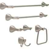 Delta Sandover 24-in SpotShield Brushed Nickel Wall-Mount Single Towel Bar