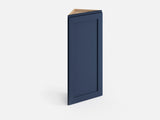 Valleywood Cabinetry 12-in W x 30-in H x 12-in D Marine Blue Birch Diagonal Corner Wall Ready To Assemble Plywood Cabinet (Flat Panel Shaker Style)