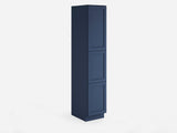 Valleywood Cabinetry 18-in W x 84-in H x 24-in D Marine Blue Birch Pantry Ready To Assemble Plywood Cabinet (Flat Panel Shaker Door Style)