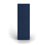 Valleywood Cabinetry 30-in W x 84-in H x 24-in D Marine Blue Birch Pantry Ready To Assemble Plywood Cabinet (Flat Panel Shaker Door Style)