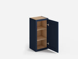 Valleywood Cabinetry 15-in W x 36-in H x 12-in D Marine Blue Birch Wall Ready To Assemble Plywood Cabinet (Flat Panel Shaker Door Style)