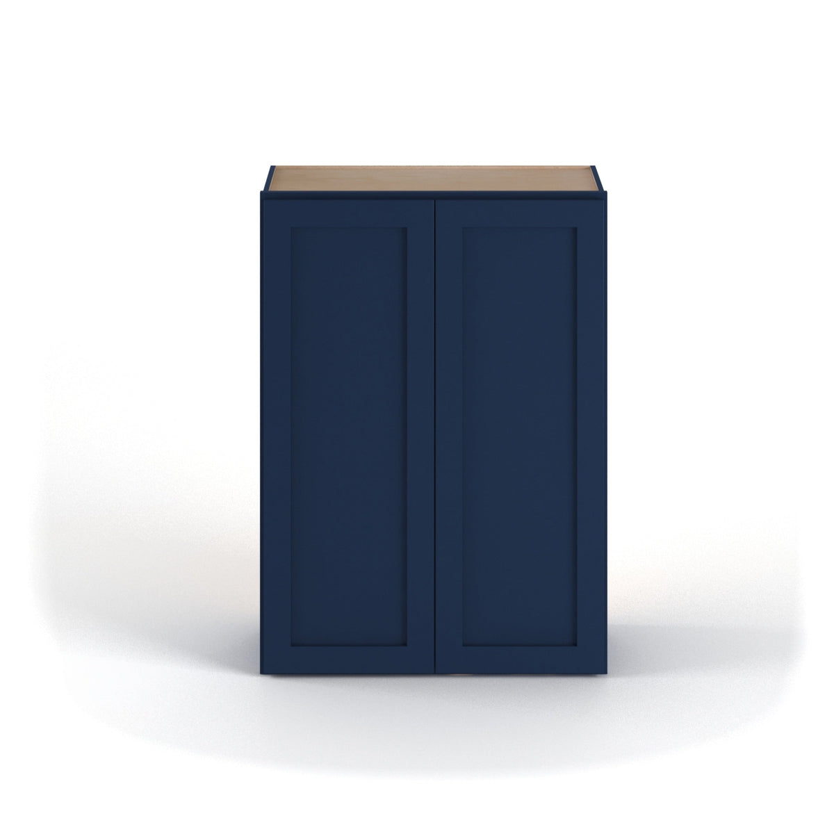 Valleywood Cabinetry 36-in W x 30-in H x 12-in D Marine Blue Birch Wall Ready To Assemble Plywood Cabinet (Flat Panel Shaker Door Style)