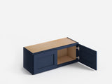 Valleywood Cabinetry 36-in W x 15-in H x 12-in D Marine Blue Birch Wall Ready To Assemble Plywood Cabinet (Flat Panel Shaker Door Style)