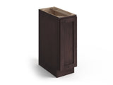 Valleywood Cabinetry 12-in W x 34.5-in H x 24-in D Rustic Hickory Base Ready To Assemble Plywood Cabinet (Flat Panel Shaker Door Style)