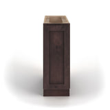 Valleywood Cabinetry 12-in W x 34.5-in H x 24-in D Rustic Hickory Base Ready To Assemble Plywood Cabinet (Flat Panel Shaker Door Style)