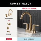 Delta Trinsic Single Hook Champagne Bronze Wall-Mount Towel Hook, 3.09 x 2.24 x 2.84 in