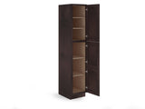 Valleywood Cabinetry 18-in W x 90-in H x 24-in D Rustic Hickory Pantry Ready To Assemble Plywood Cabinet (Flat Panel Shaker Door Style)