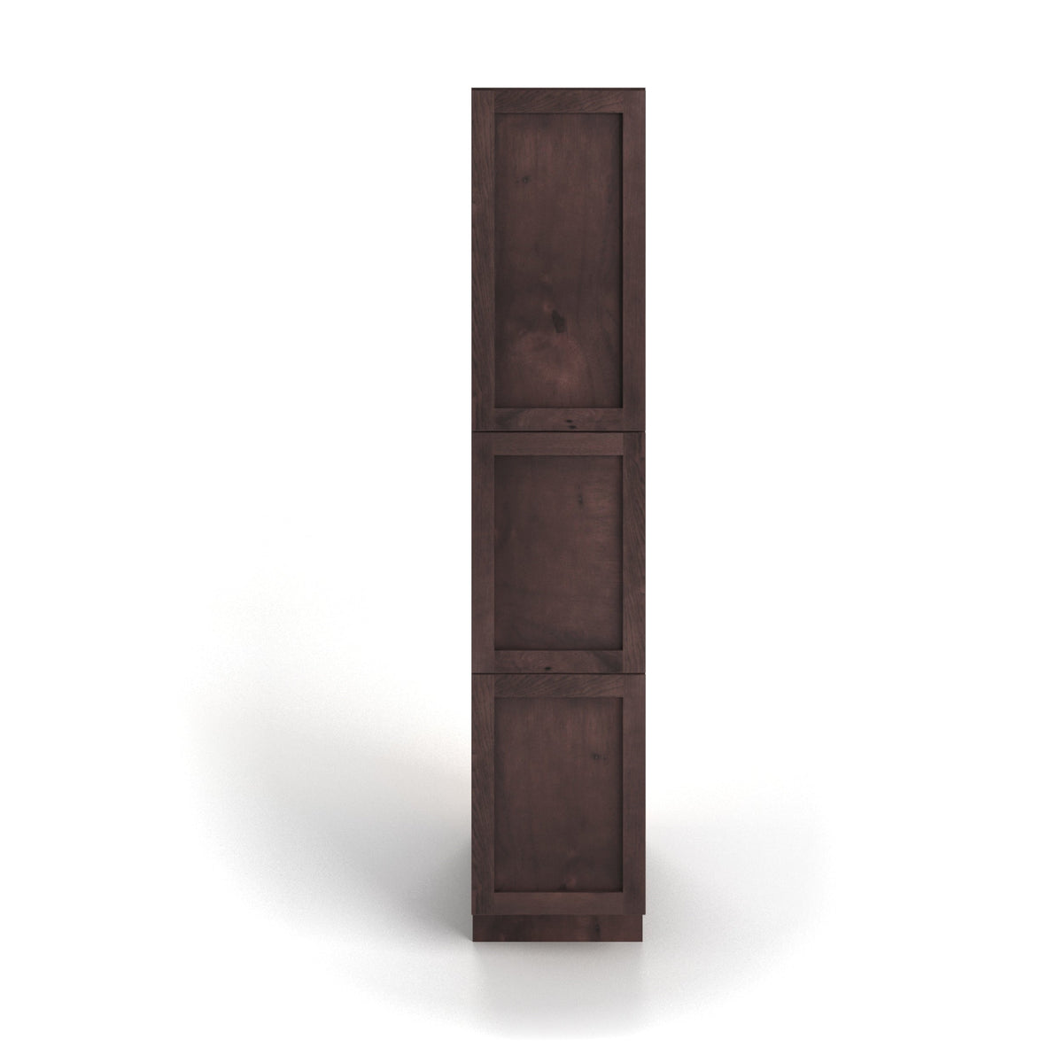 Valleywood Cabinetry 18-in W x 90-in H x 24-in D Rustic Hickory Pantry Ready To Assemble Plywood Cabinet (Flat Panel Shaker Door Style)