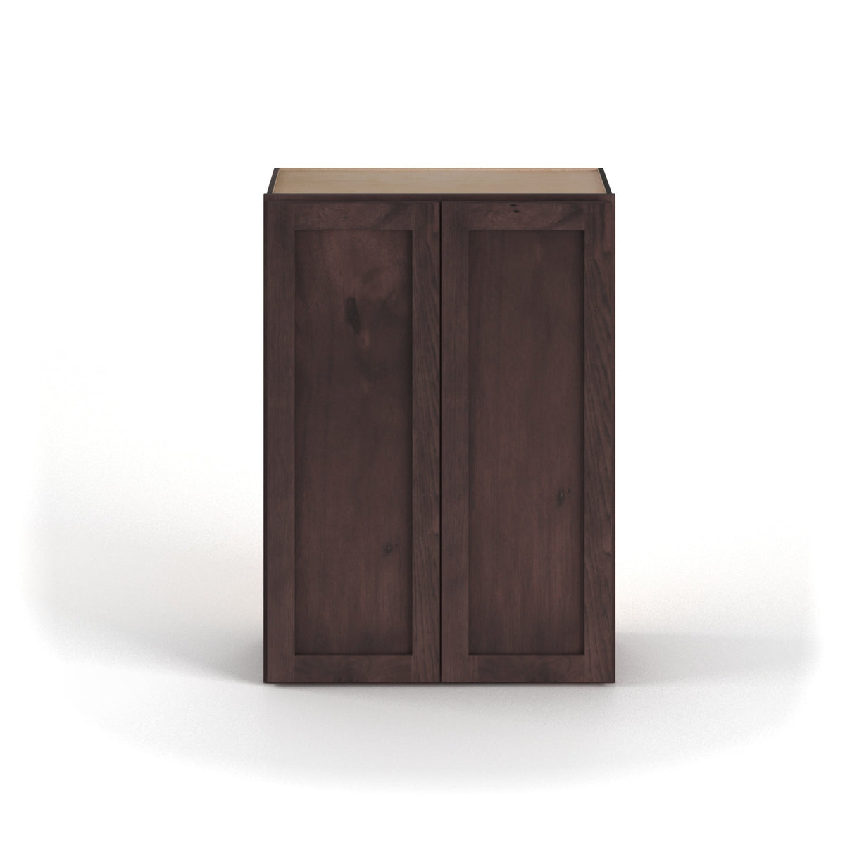 Valleywood Cabinetry 33-in W x 36-in H x 12-in D Rustic Hickory Wall Ready To Assemble Plywood Cabinet (Flat Panel Shaker Door Style)