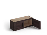 Valleywood Cabinetry 36-in W x 15-in H x 12-in D Rustic Hickory Wall Ready To Assemble Plywood Cabinet (Flat Panel Shaker Door Style)