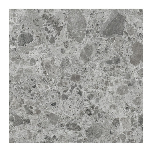 Giorbello Ambience Terrazzo Gray 24-in x 24-in Matte Porcelain Stone Look Floor Tile (12-sq. ft/ Carton)