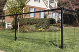 Yardgard Select 4-ft H x 8-ft W Black Steel Welded Wire Yard Fence Panel
