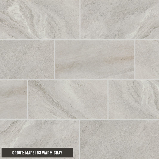 STAINMASTER Quartzite Sepia 12-in x 24-in Matte Porcelain Floor and Wall Tile product image