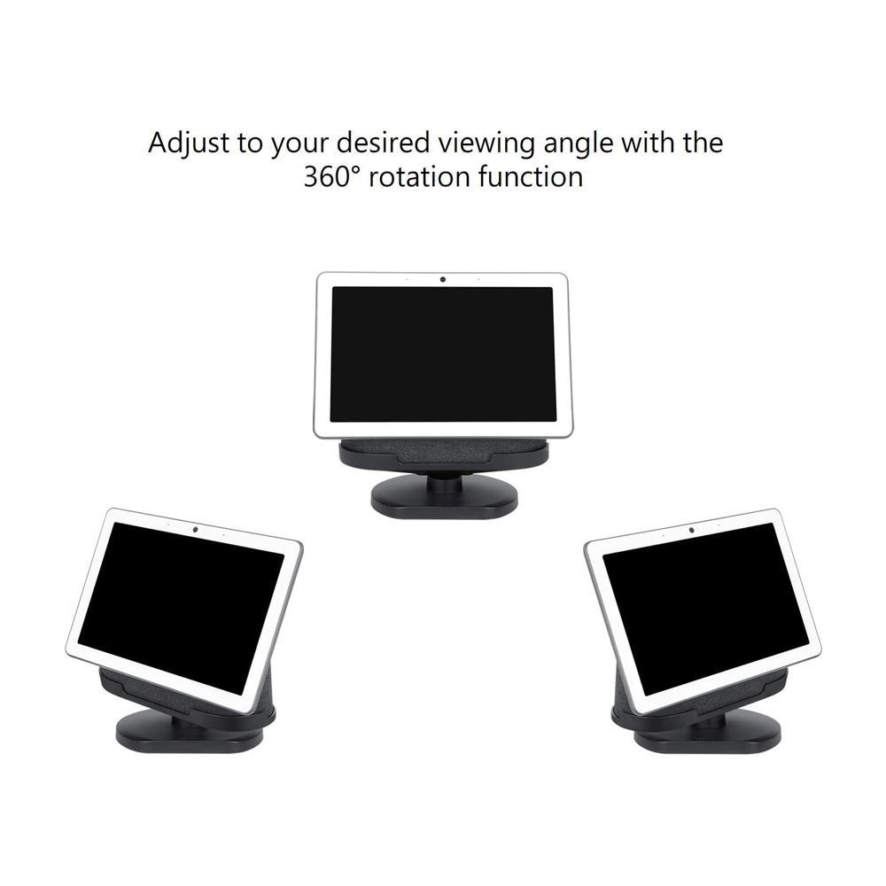 Official Made for Google Wasserstein Adjustable Stand Compatible with Google Nest Hub Max in Charcoal - Super Arbor