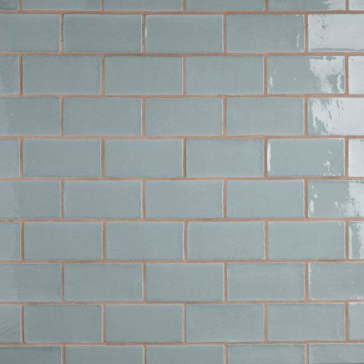 Merola Tile Chester Acqua 3 in. x 6 in. Ceramic Wall Subway Tile (6.02 sq. ft. / Case)