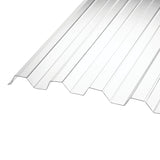 AmeriLux International CoverLite 2.16-ft x 12-ft Corrugated Clear Polycarbonate Roof Panel