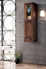 James Martin Vanities Addison 14.9-in x 55.6-in x 14.9-in Mid-century Acacia Soft Close Bathroom Wall Cabinet