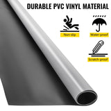 VEVOR 79.2-in W x 188.4-in L x 0.06-in T Interlocking PVC Plastic Gym Floor Roll (103.62-sq ft)
