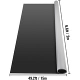 VEVOR 79.2-in W x 470.4-in L x 0.06-in T Interlocking PVC Plastic Gym Floor Roll (324.72-sq ft)