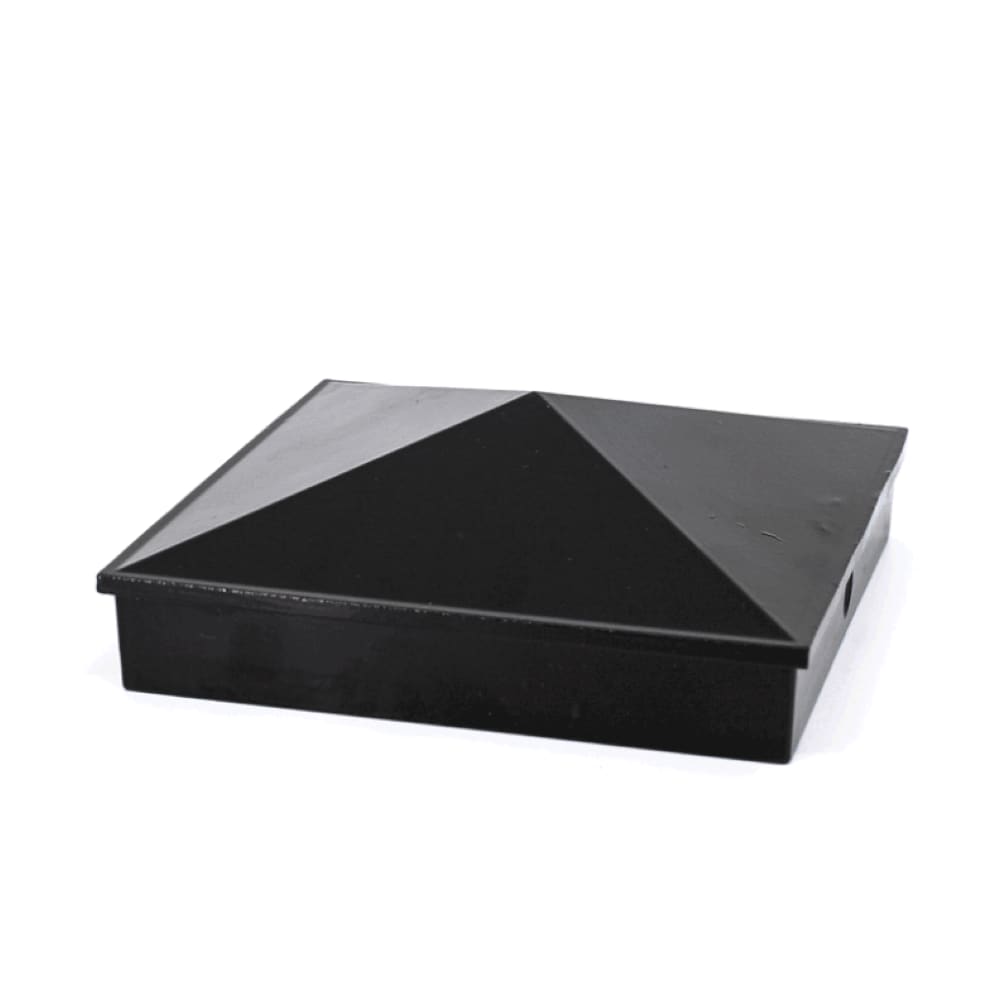 TITAN BUILDING PRODUCTS 4-in x 4-in Post caps Black Aluminum Deck Post Cap