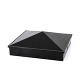 TITAN BUILDING PRODUCTS 4-in x 4-in Post caps Black Aluminum Deck Post Cap